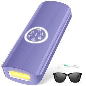 IPL Laser Hair Removal Permanent Remover 6 Levels/2 Modes Purple